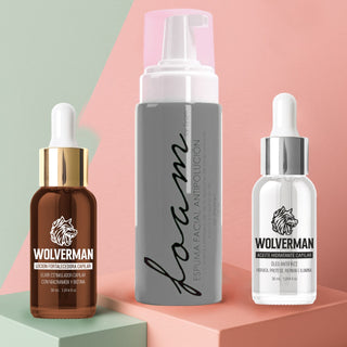 KIT WOLVERMAN <p> Tratamiento para crecimiento de barba